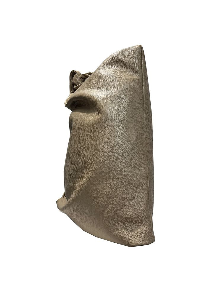 Сумка женская кожаная большая мягкая бежевая (Д/Ш/В) 46/8/34 (см) Felicita (336377535)