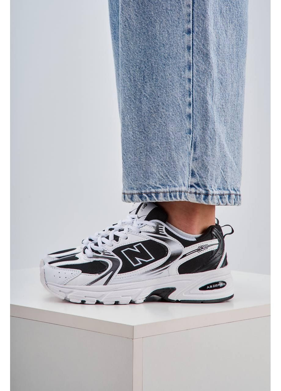 Черные демисезонные кроссовки мужские new balance 530 white black v2 premium нью беланс 530 No Brand