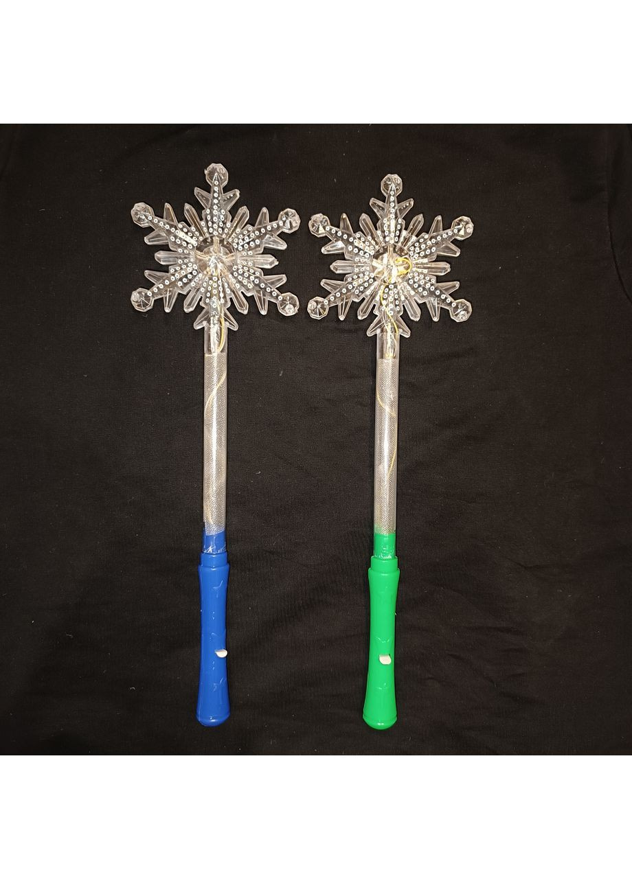 Волшебная палочка Снежинка светится No Brand (342064995)