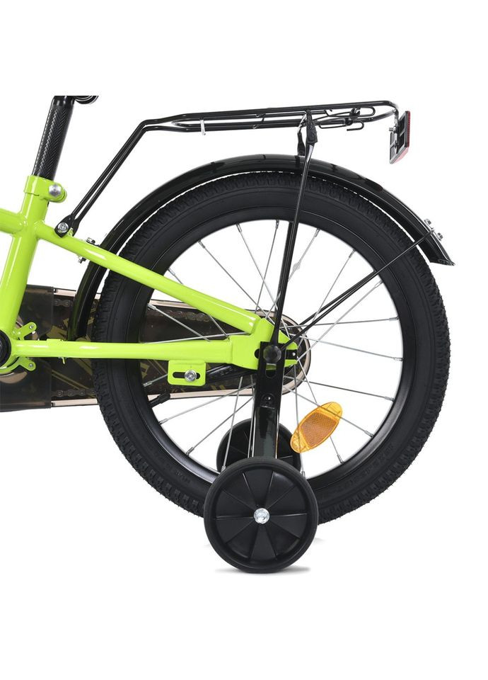 Велосипед детский MB 14013-1, 14 дюймов, салатовый PROF1 (330639737)