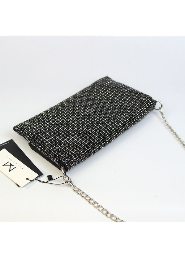 Клатч вечерний женский черный маленький из камней сумочка на цепочке Alex&Mia (354182792)