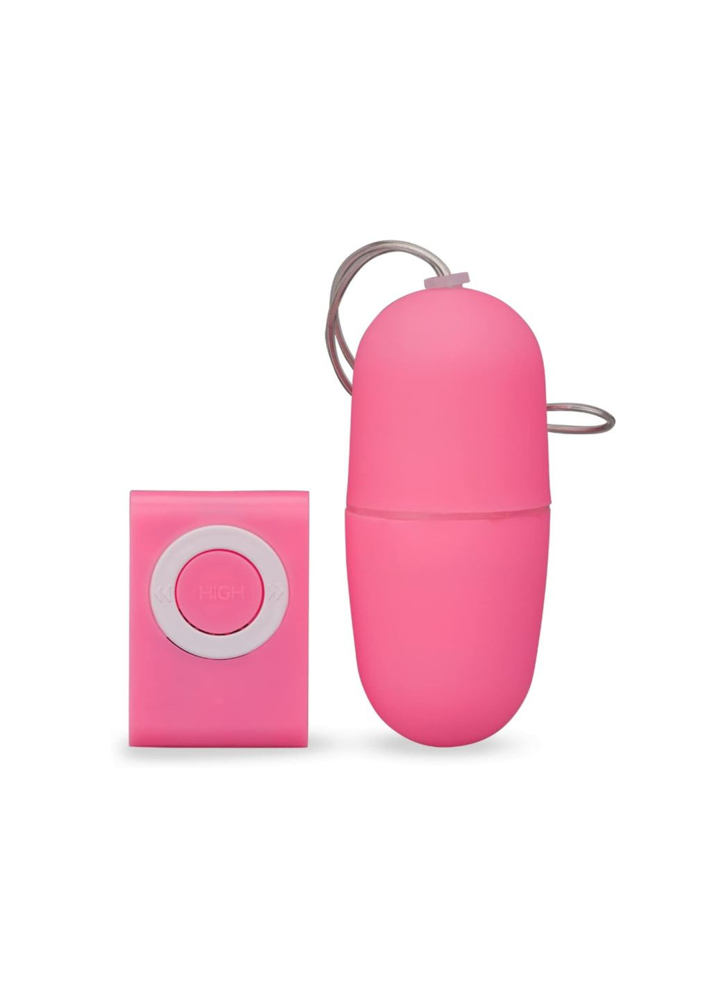 Виброяйцо из силикона с пультом ДУ Power egg pink (20 режимов вибрации), 8х3,5 см. No Brand (285736599)