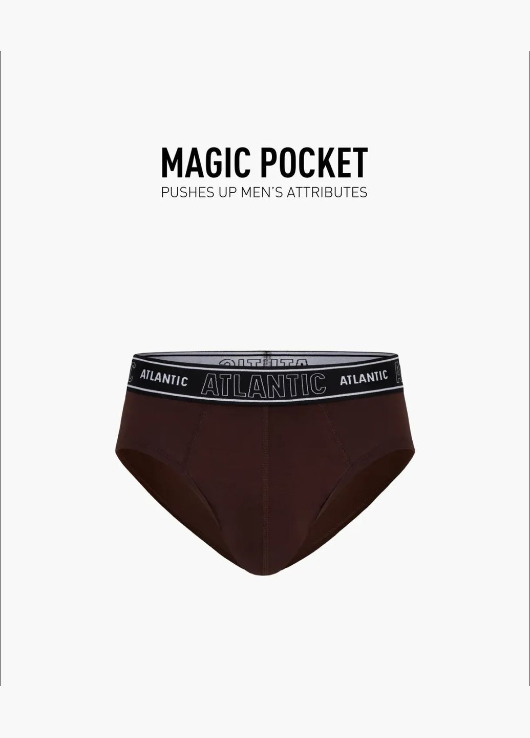 Чоловічі труси пуш ап magic pocket Atlantic (335808048)