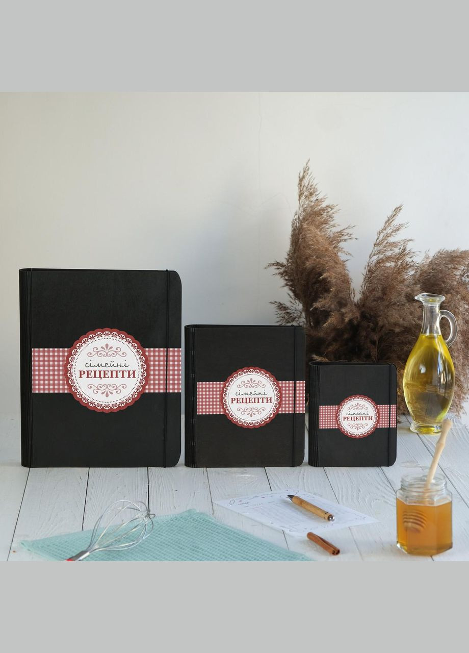 Книга для записей кулинарных рецептов "Семейные рецепты" А6 16,5х13см HM furnitura (330601578)