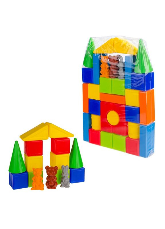 Конструктор "Теремок" №2 1-065 32 деталі Colorplast (300387176)