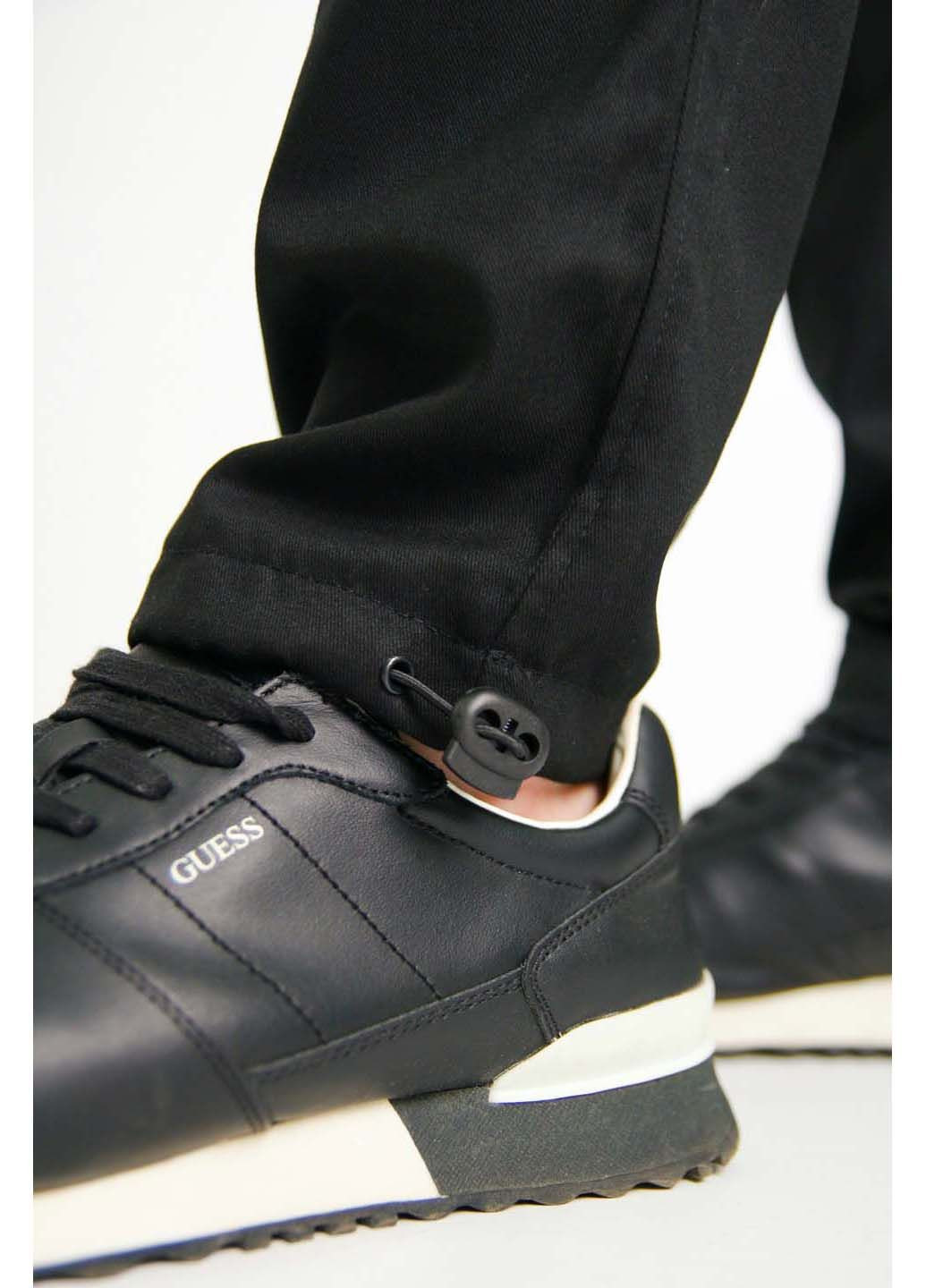 Черные спортивные, кэжуал демисезонные брюки Intruder