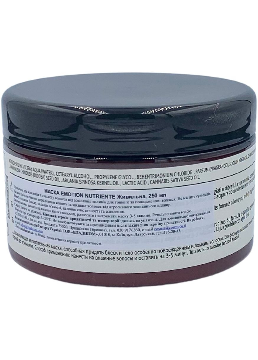 Маска для волос "Питательная" Nutriente Mask 250ml (1370741-14972477) Emotion (368607083)