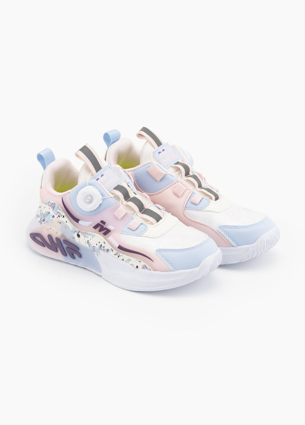 Білі всесезонні кросівки для дівчинки m2298-5 білий (2000989882329d)(sn) shop (2000989882329) No Brand