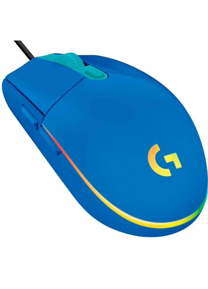 Мышка G102 Lightsync USB синяя Logitech (360402787)