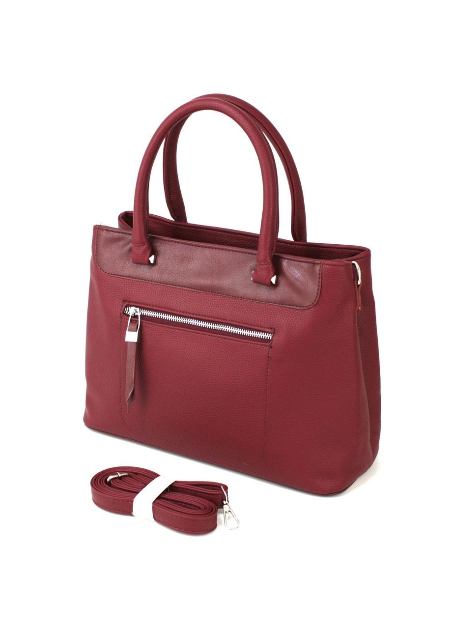 Каркасная женская сумка 0-5131726 красная Voila (360957140)