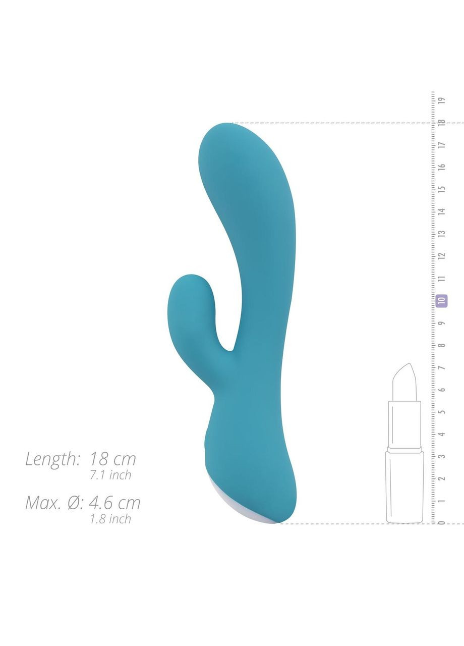 Вибратор-кролик Cala Azul – Martina Rabbit Vibrator, эргономичная форма, 10 режимов No Brand (366877727)