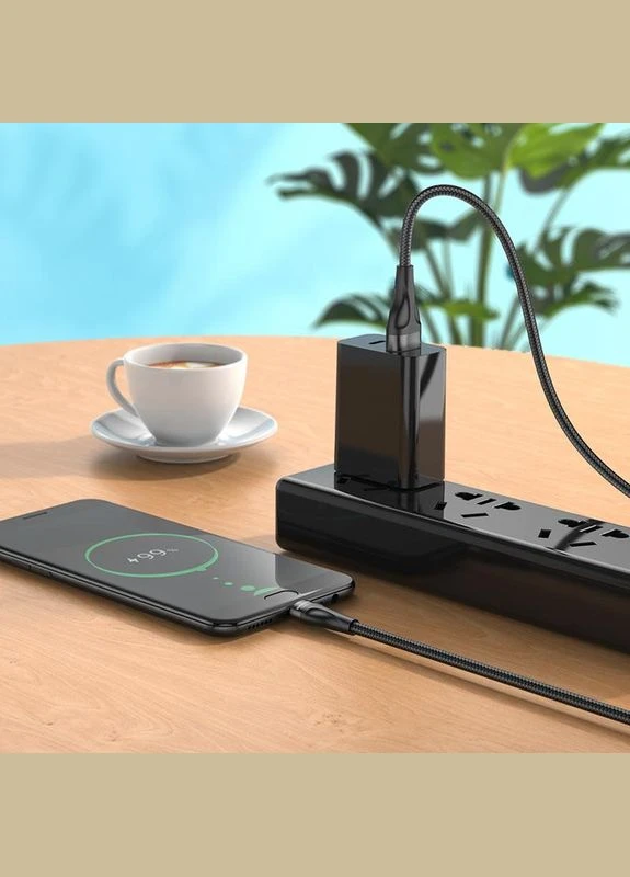 Кабель для зарядки MicroUSB Android BX61 |1м| Borofone (337350476)