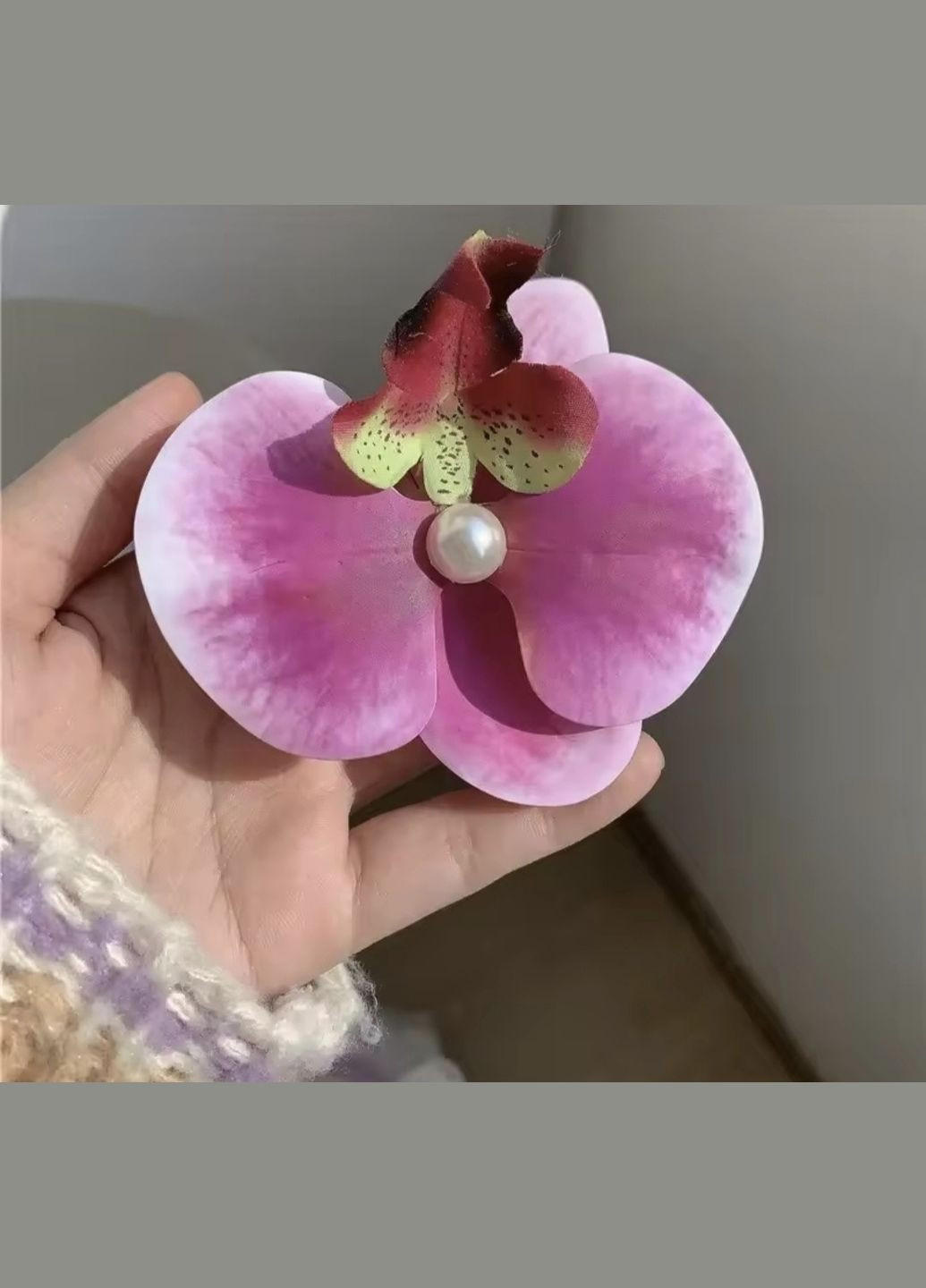 Зажим для волос Орхидея China (356567512)