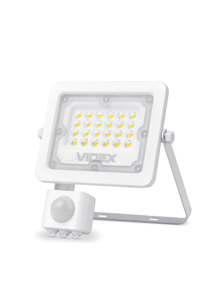 Прожектор LED F2e 10W 5000K з датчиком руху та освітленості Videx (370259532)