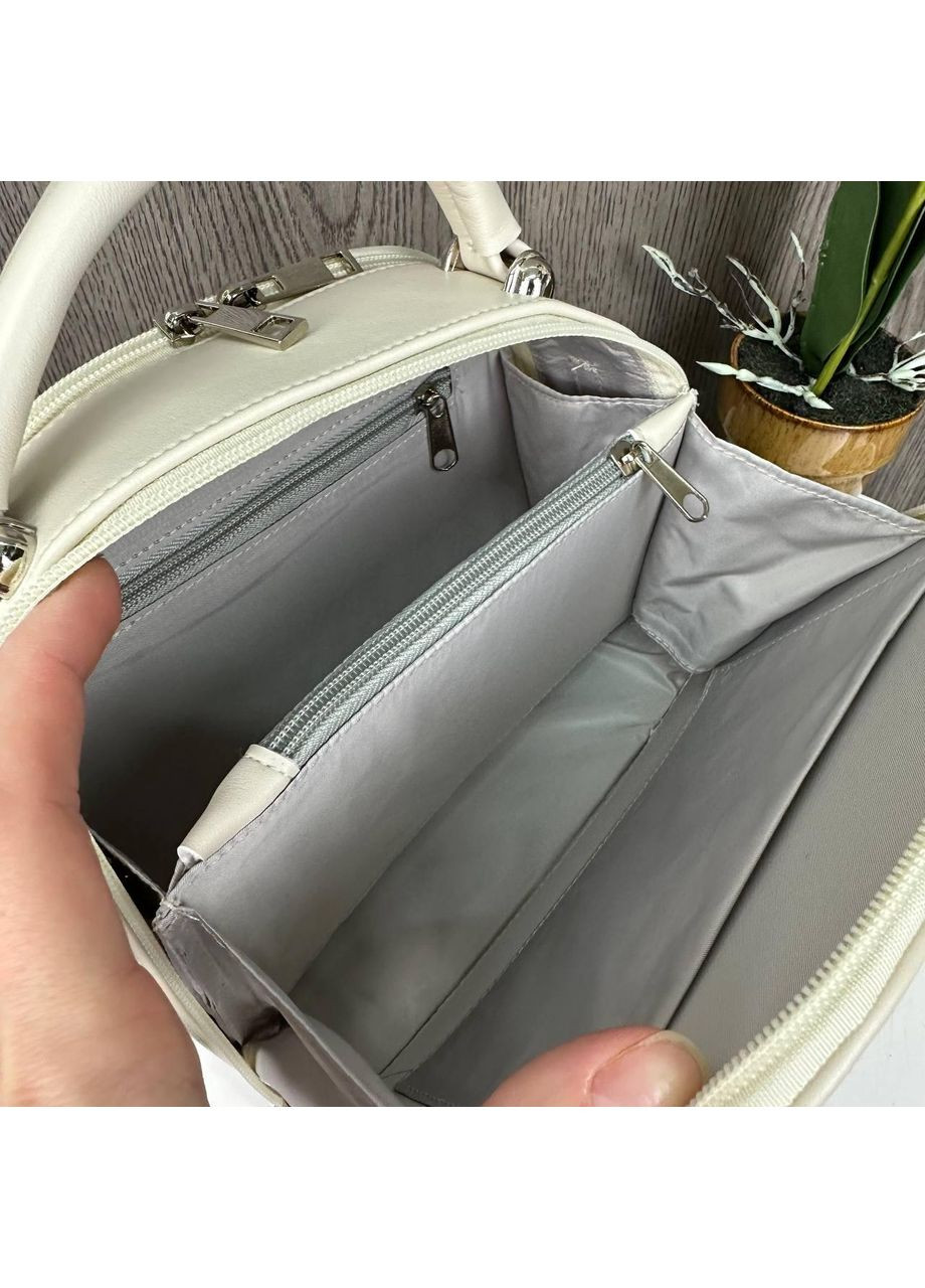 Мини сумочка клатч женская экокожа молочная Jacobs (363135900)