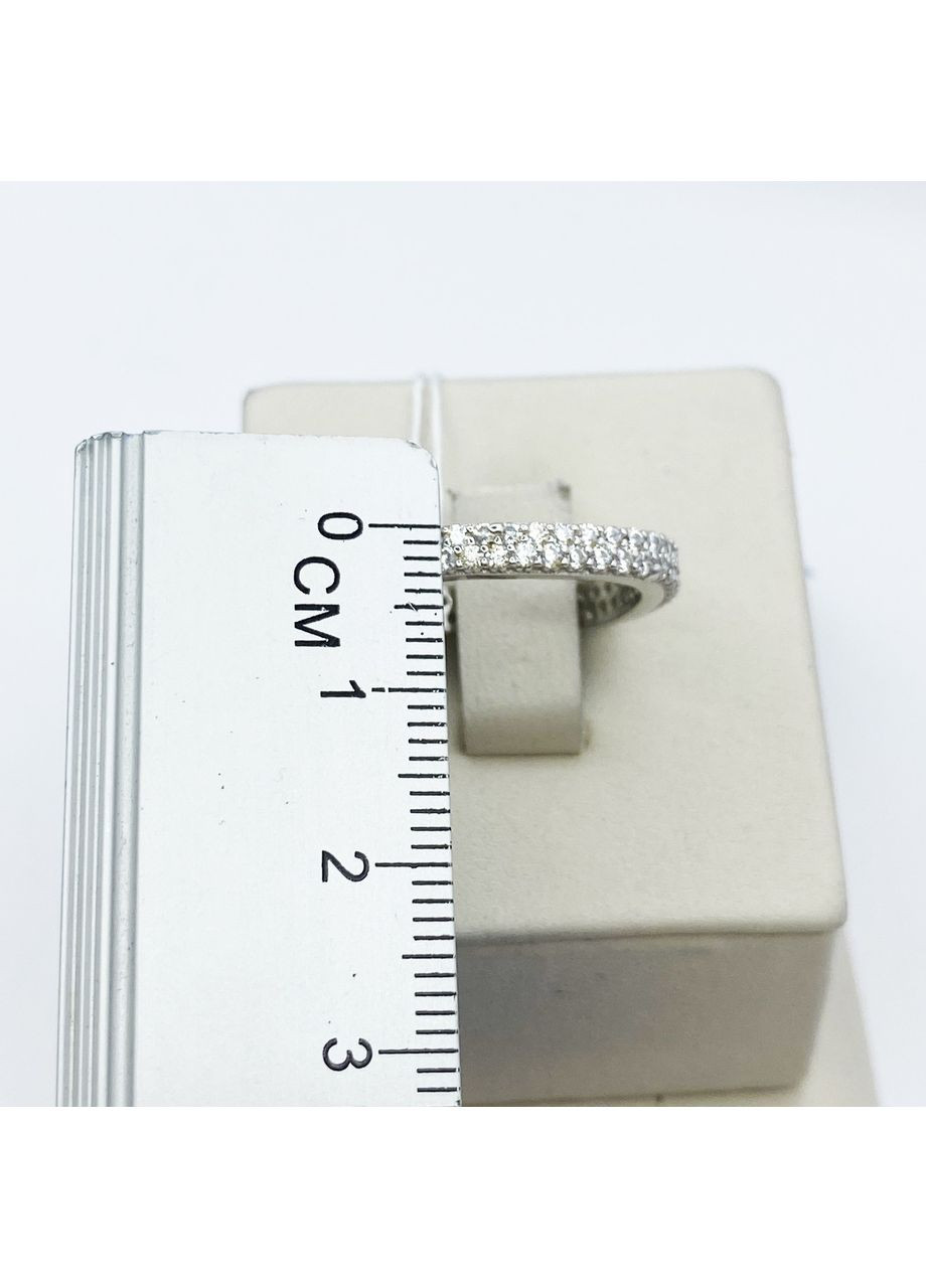 Кольцо серебряное с кубическим цирконием "Дорожка" 16,5 3,38 г No Brand (370142599)