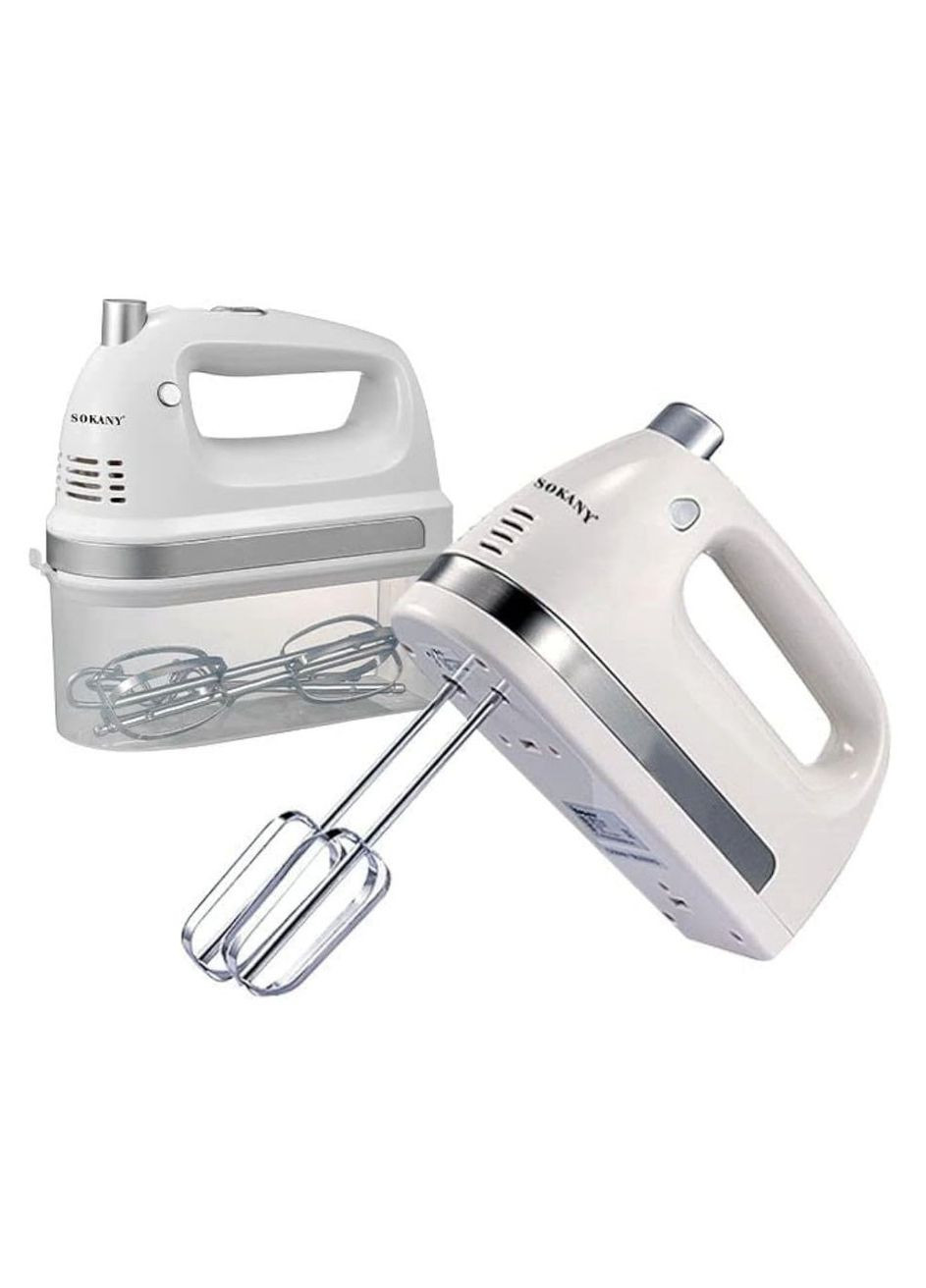 Ручний електричний міксер SK-6631 із насадками для замішування крутого тіста 5 режимів 300 Вт Sokany (297331024)