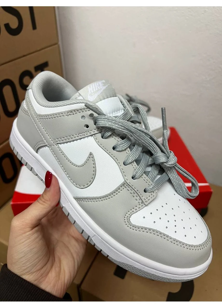 Серые летние кроссовки nike dunk grey camo lux найк данк No Brand