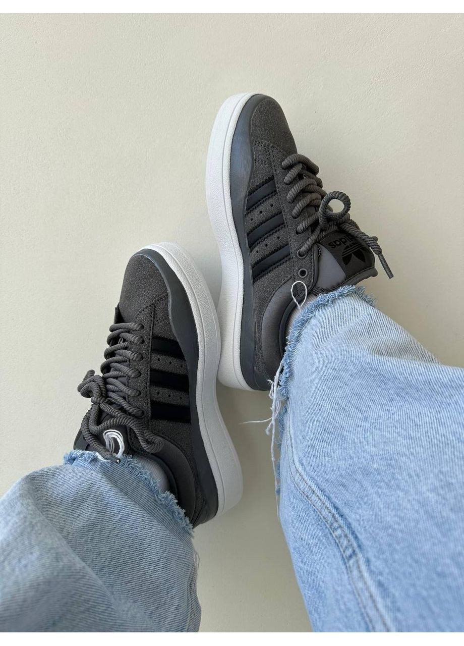 КРОСІВКИ ЖІНОЧІ ADIDAS CAMPUS X BAD BUNNY GRAPHITE АДІДАС КАМПУС No Brand білі демісезони (367167789)