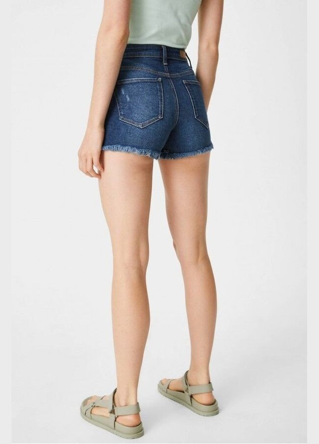 Джинсовые шорты с высокой талией C&A (299120140)