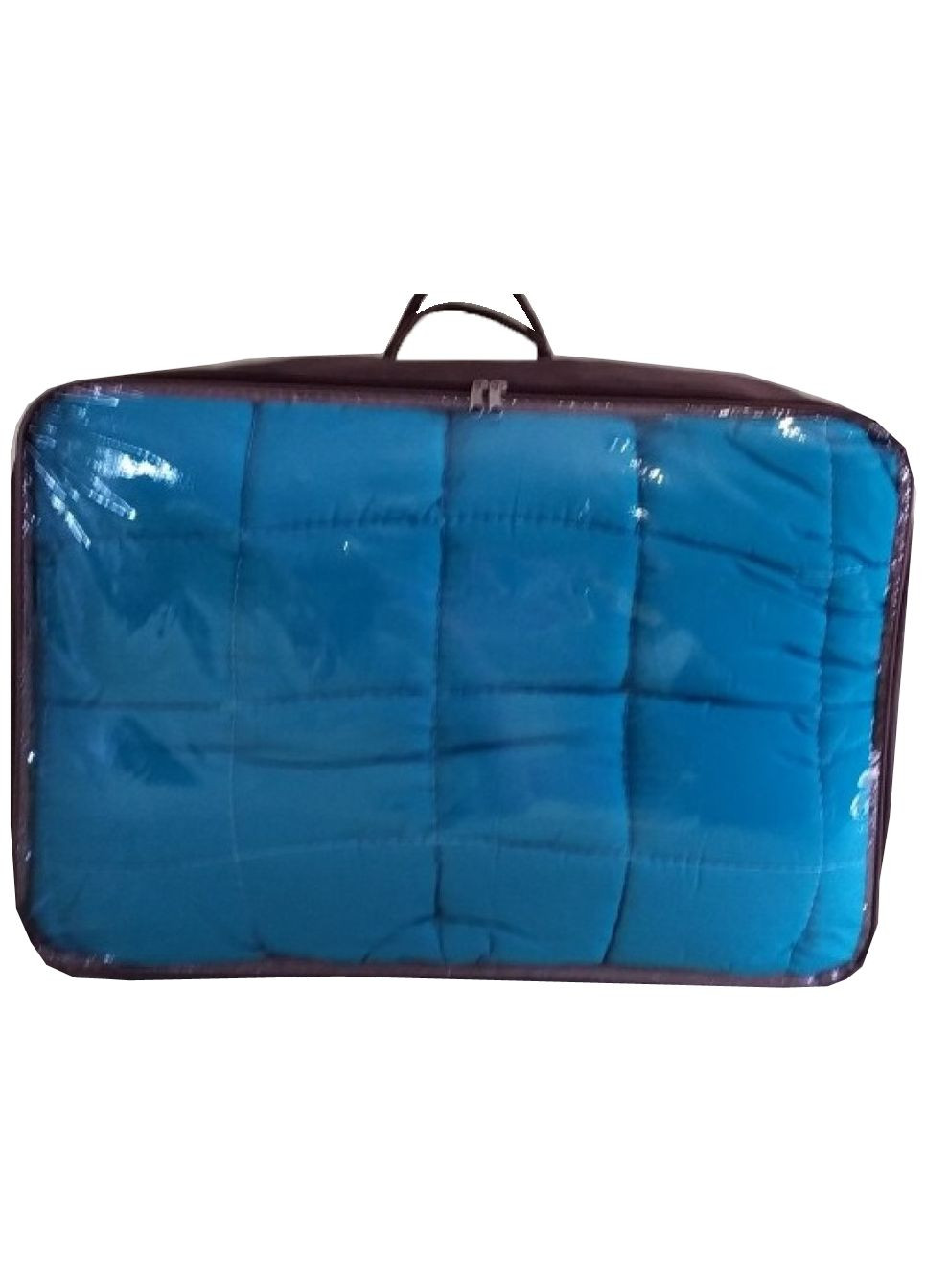 Двуспальное одеяло холлофайбер VITAL-TEXTIL из микрофибры зимнее синие Vital-Textile (317753523)