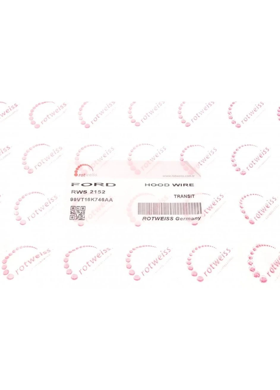 Трос капота Ford Transit 95 RWS2152 (opt-om) Rotweiss (397801498)