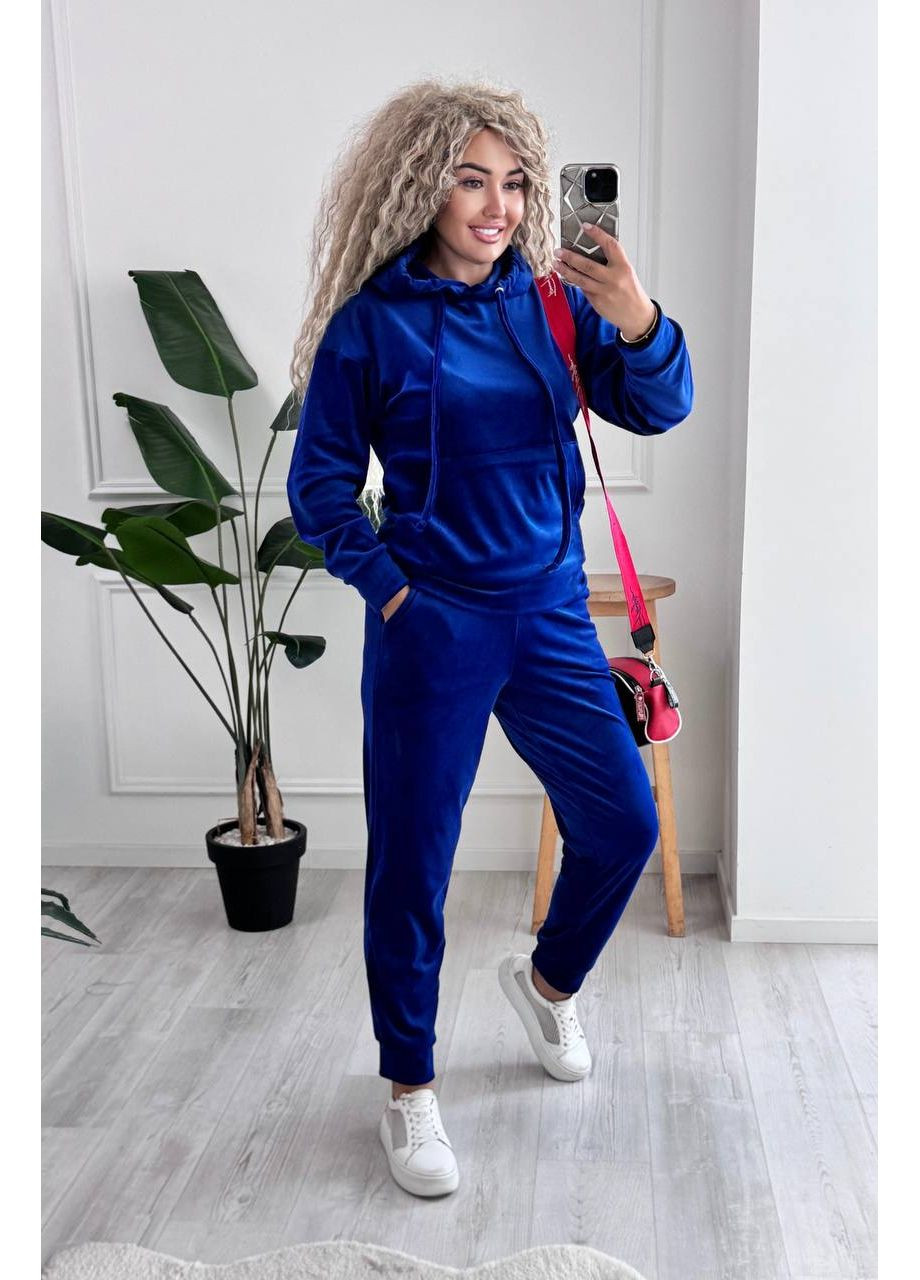 Костюм якісний велюр кофта з капюшоном та кишеня кенгуру,штани Україна (355262154)