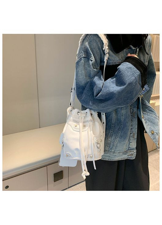 Жіноча сумка-мішок 10611 крос-боді з дзеркалом No Brand (349442150)