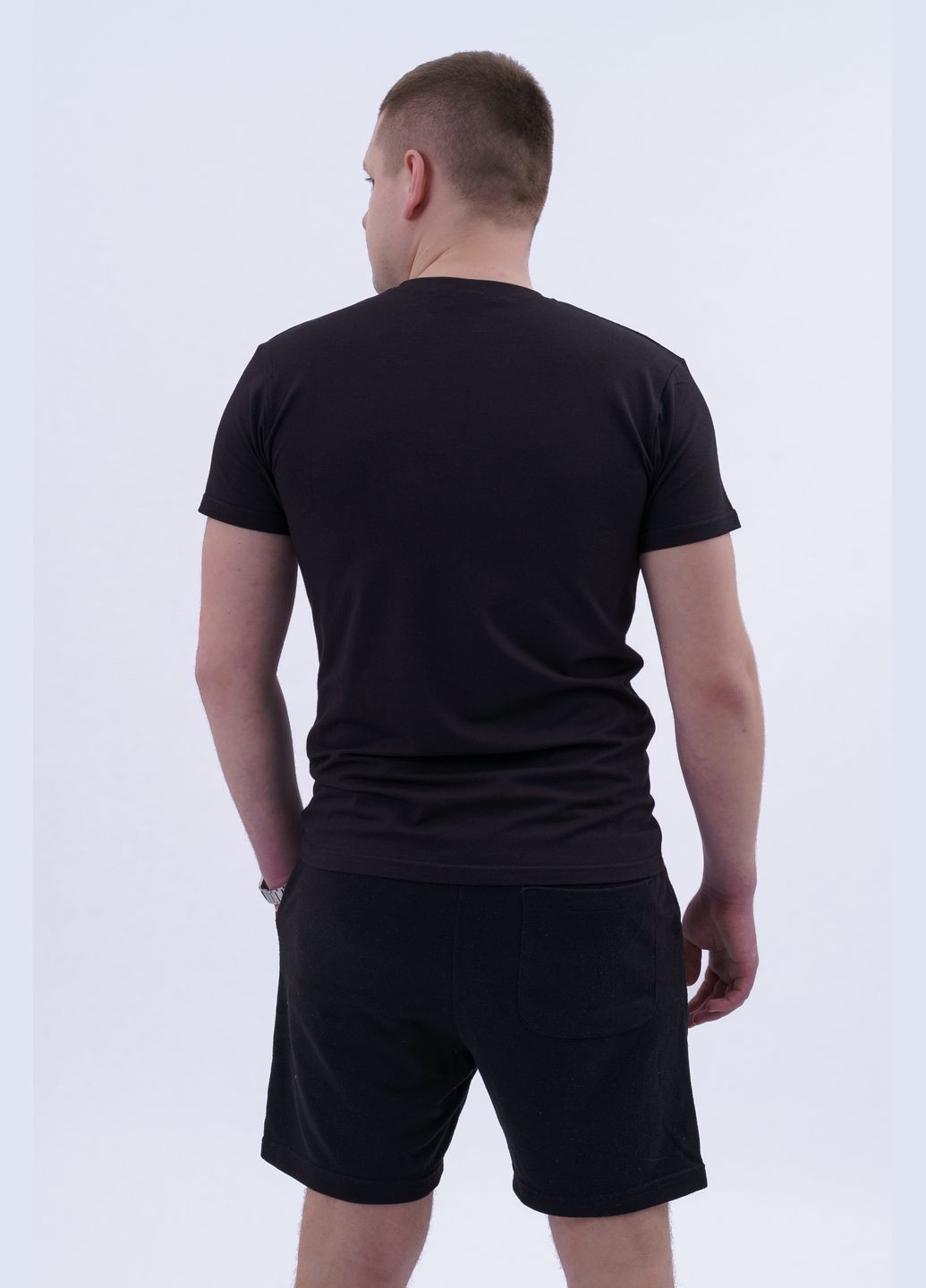 Чорна чоловічі футболки Ut