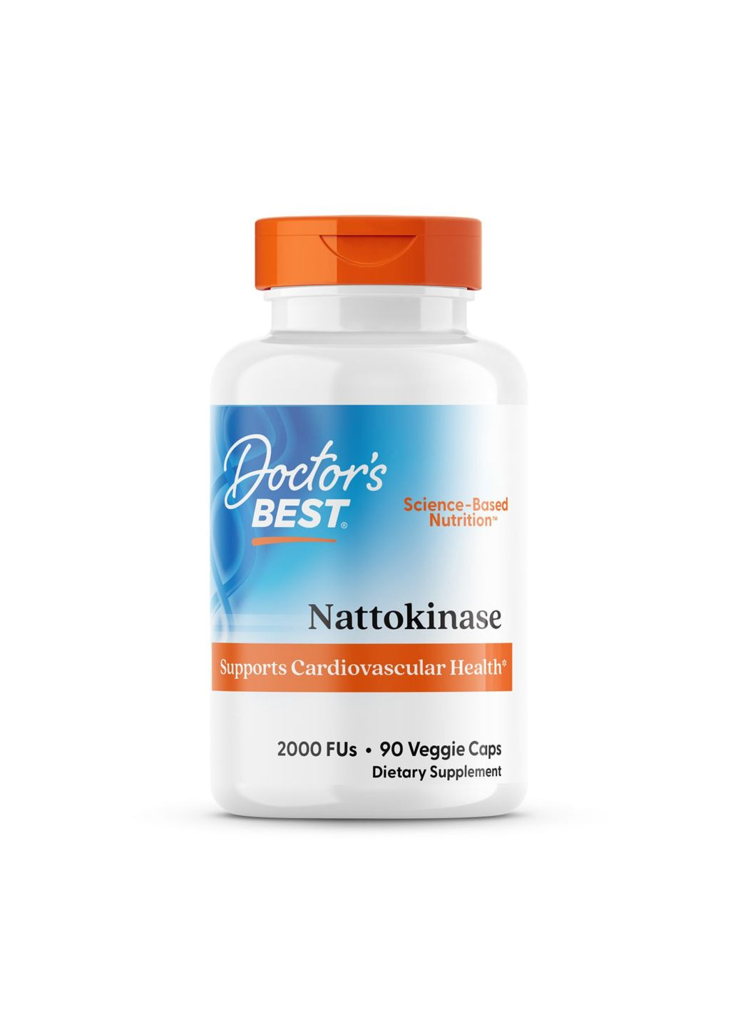 Наттокиназа, Nattokinase,, 2.000 FUs, 90 капсул Doctor's Best (362371365)