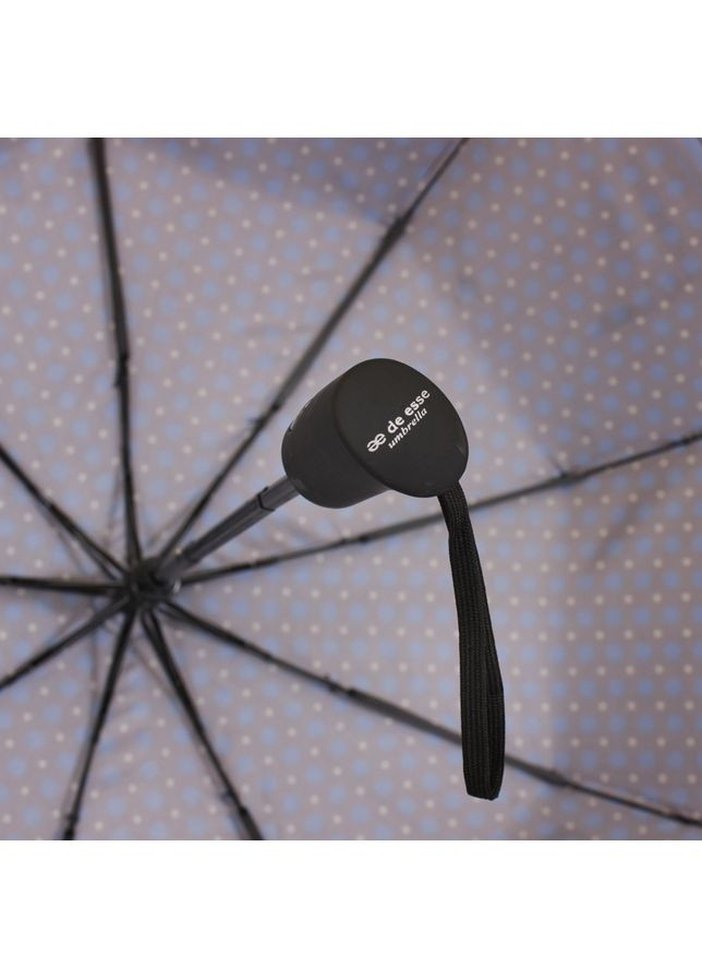 Парасолька складана 3220 напівавтомат Синя De Esse (362176844)