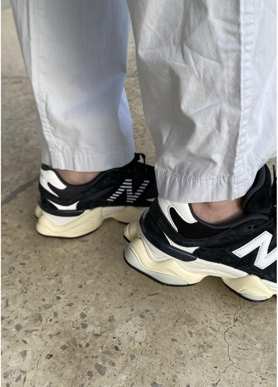 КРОСІВКИ ЖІНОЧІ NEW BALANCE 9060 BLACK WHITE V2 НЬЮ БЕЛАНС 9060 No Brand чорні демісезони (367167259)