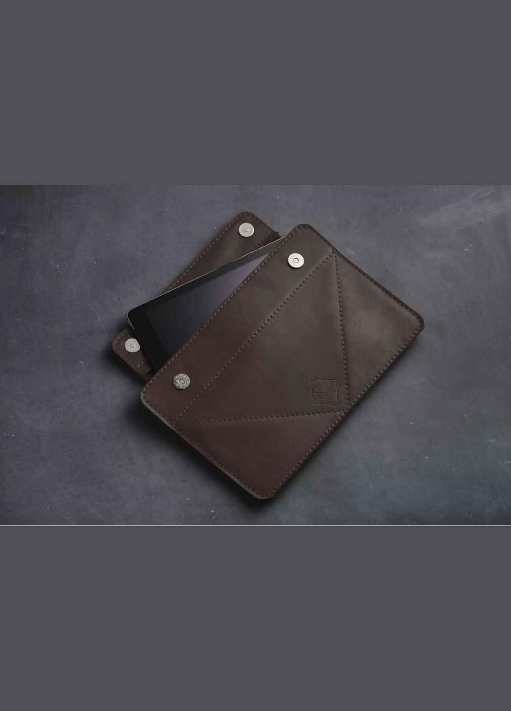 Кожаный Чехол с подставкой для iPad коричневый 12.9 Skin and Skin (292144484)