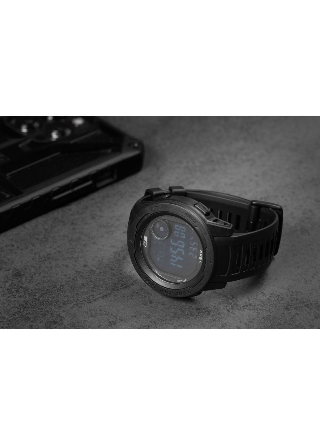 Тактичний годинник Delta X Black з компасом та крокоміром (-TCW10BK) 2E (360420590)