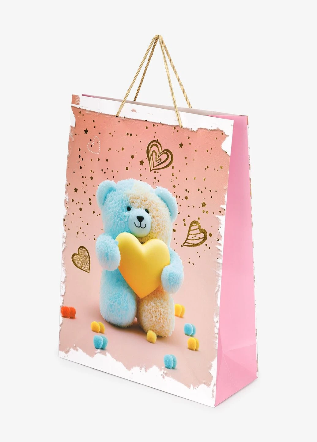 Пакет подарунковий QY050915 Рожевий shop (2000990854537) No Brand (375041720)
