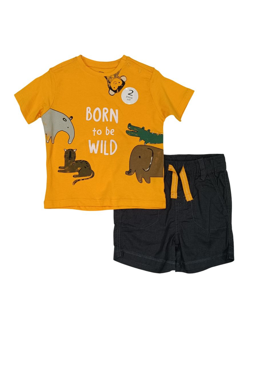 Комбінований літній комплект футболка і шорти для хлопчика Cool Club