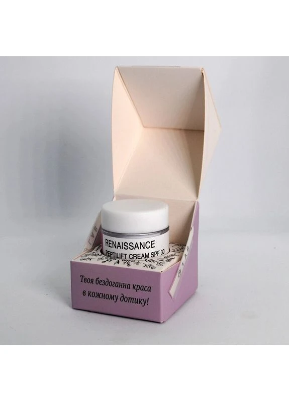 Пептидний Денний крем Spf 30 Renaissance Peptilift Cream Spf 30 10 мл CEF Lab (381361792)