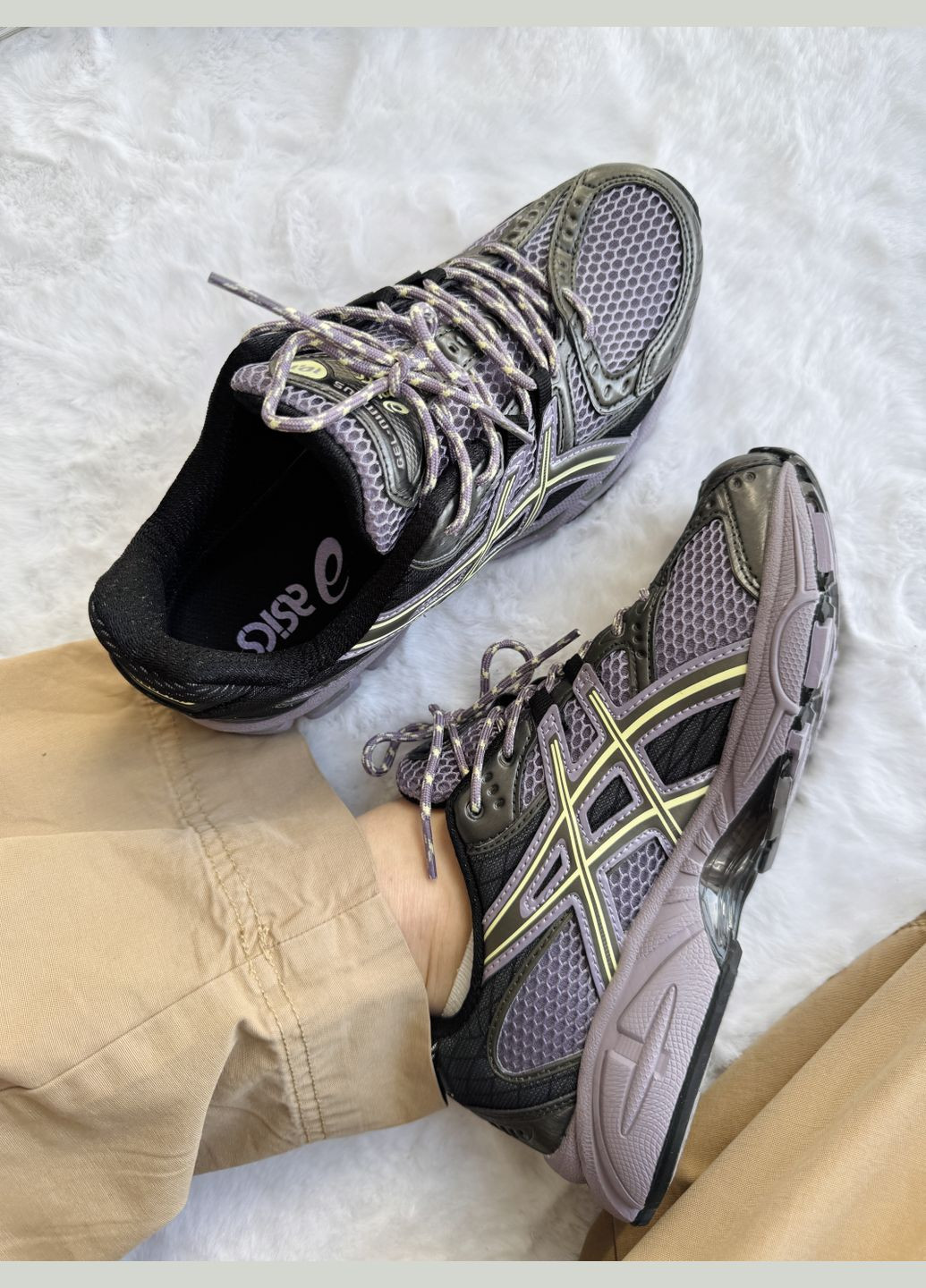 Кроссовки женские и мужские Asics Gel-Nimbus 10.1 Violet/Black | Асикс Гель-Нимбус 10.1 фиолетовые No Brand фиолетовые демисезоны (340116932)