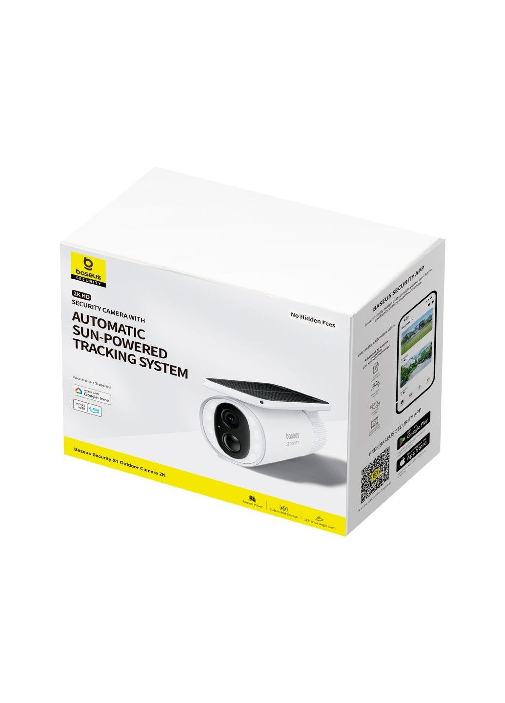 IP-камера відеоспостереження Security S1 Outdoor Camera 2K White Baseus (371363839)