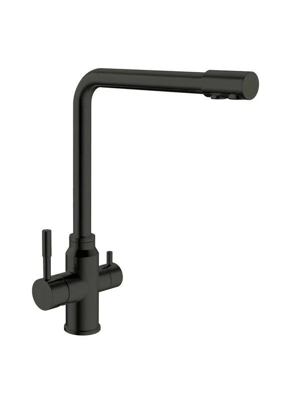 Змішувач для кухні SUS- Black з вих. для питної води (MI5861) Mixxus 021 (388588783)