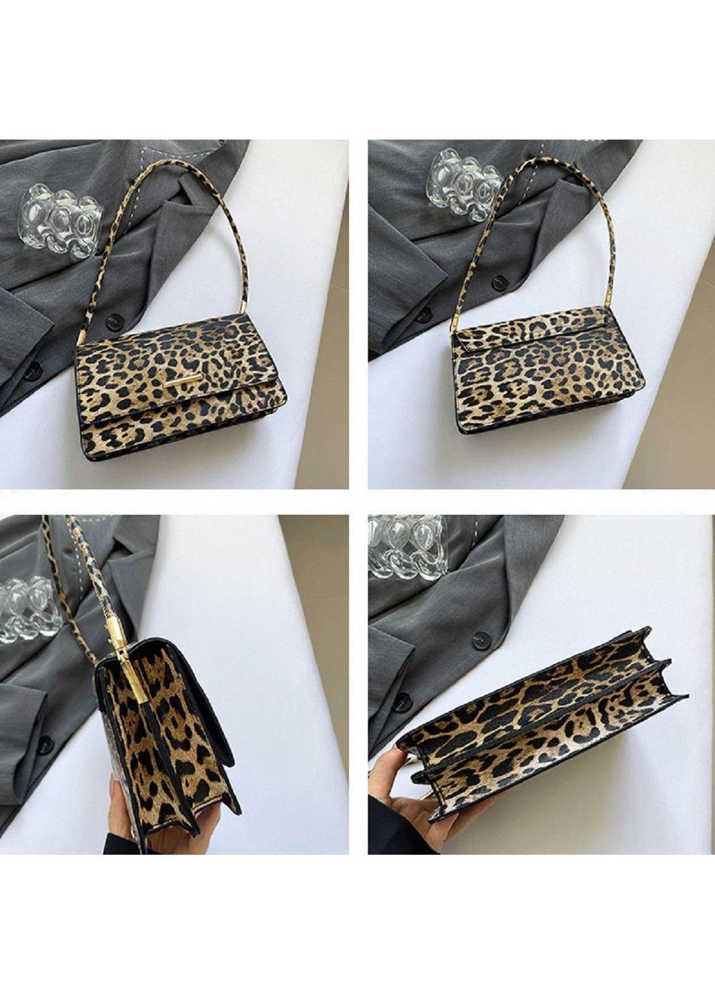 Кросбоді з клапаном з еко-шкіри P2-8208LG Lilly (369892868)