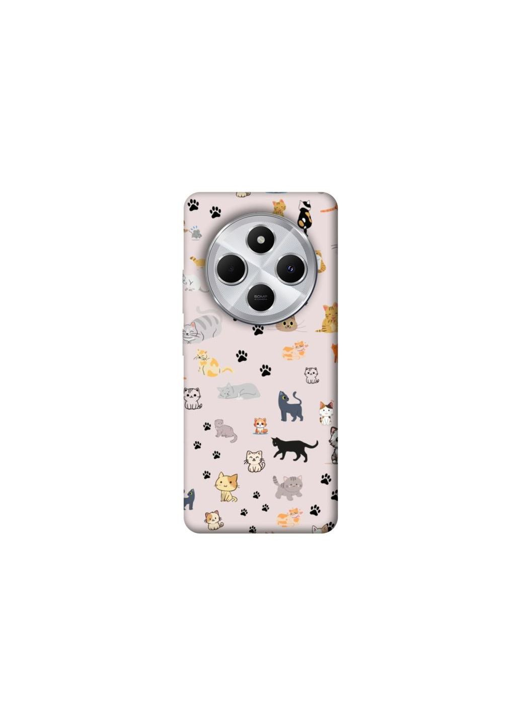 Чехол на Xiaomi Redmi 14C / Poco C75 Cat style ver.1 Frontalka (361086757)