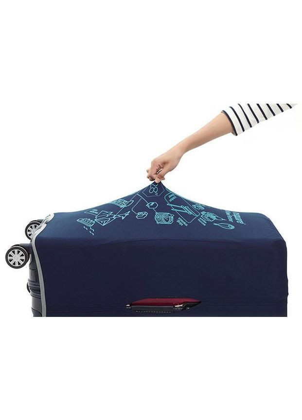 Чехол на чемодан (S) ( с принтом) M Square (298410198)