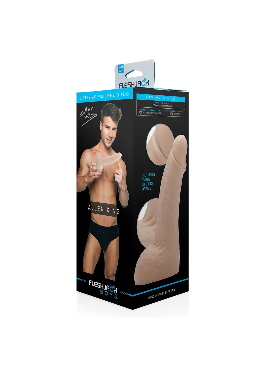 Фалоімітатор Fleshjack Boys: Allen King Dildo, за зліпком пеніса порноактора Fleshlight (335389026)