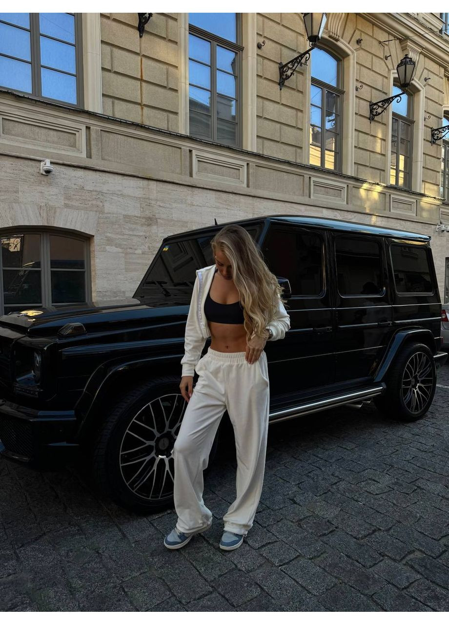 Женский велюровый костюм с камнями Fashion (362475989)