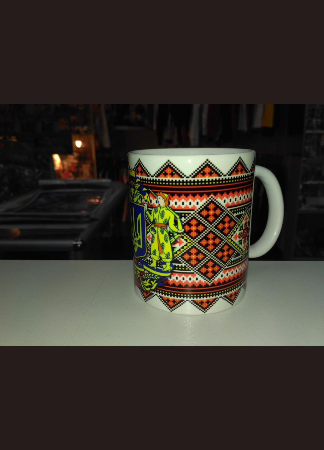 Чашка біла Україна (z1183) No Brand (326996366)