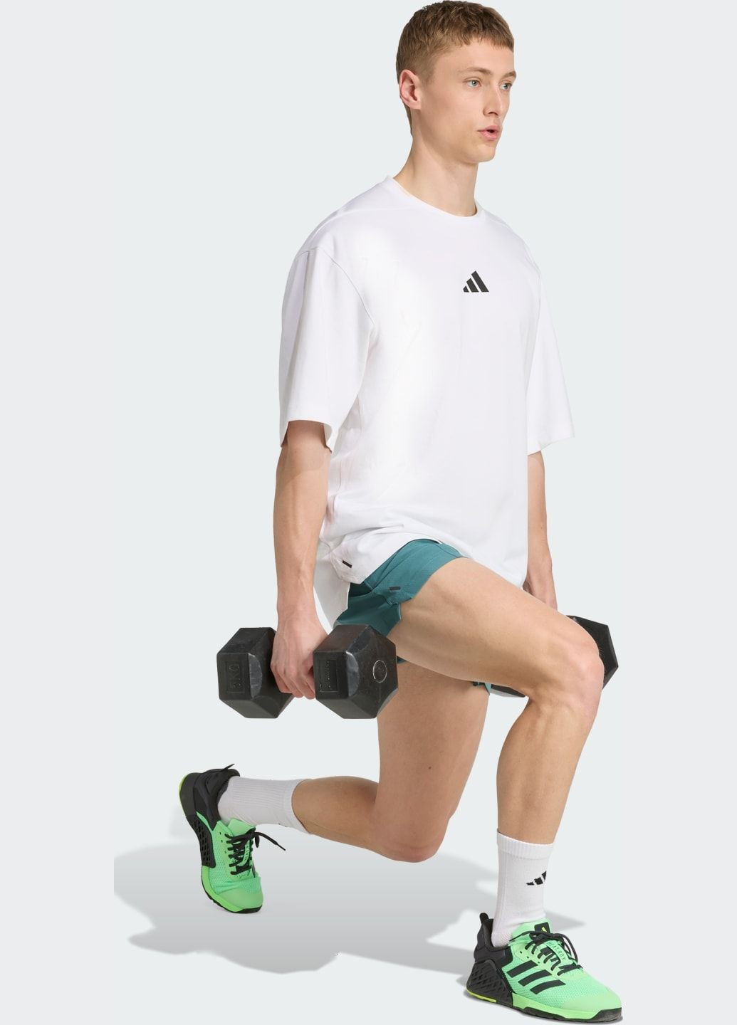 Біла футболка power oversize adidas