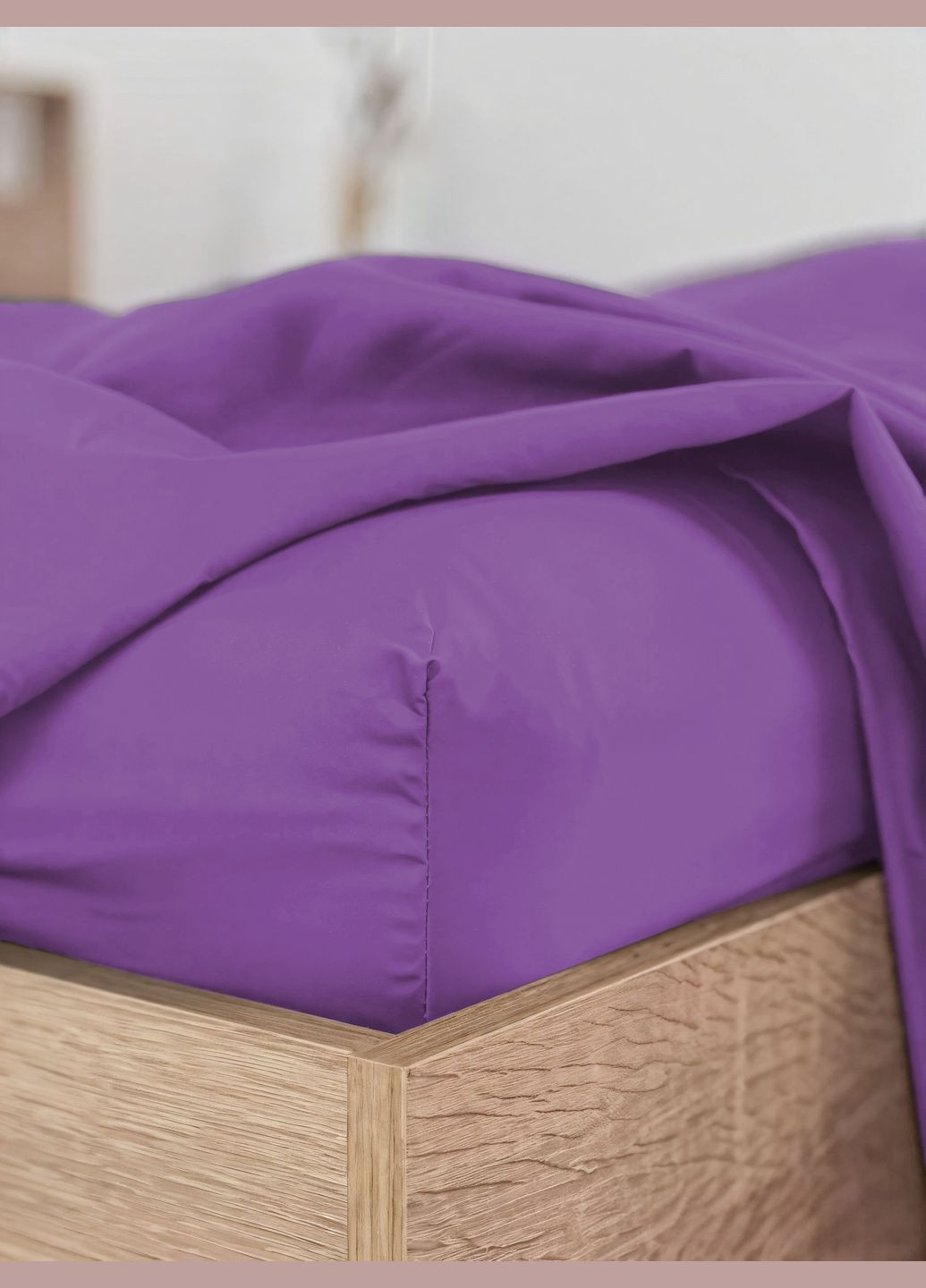 Простирадло на гумці сатин Purple 80х180 (GDSPLSHEETF080180) Good-Dream (321967168)