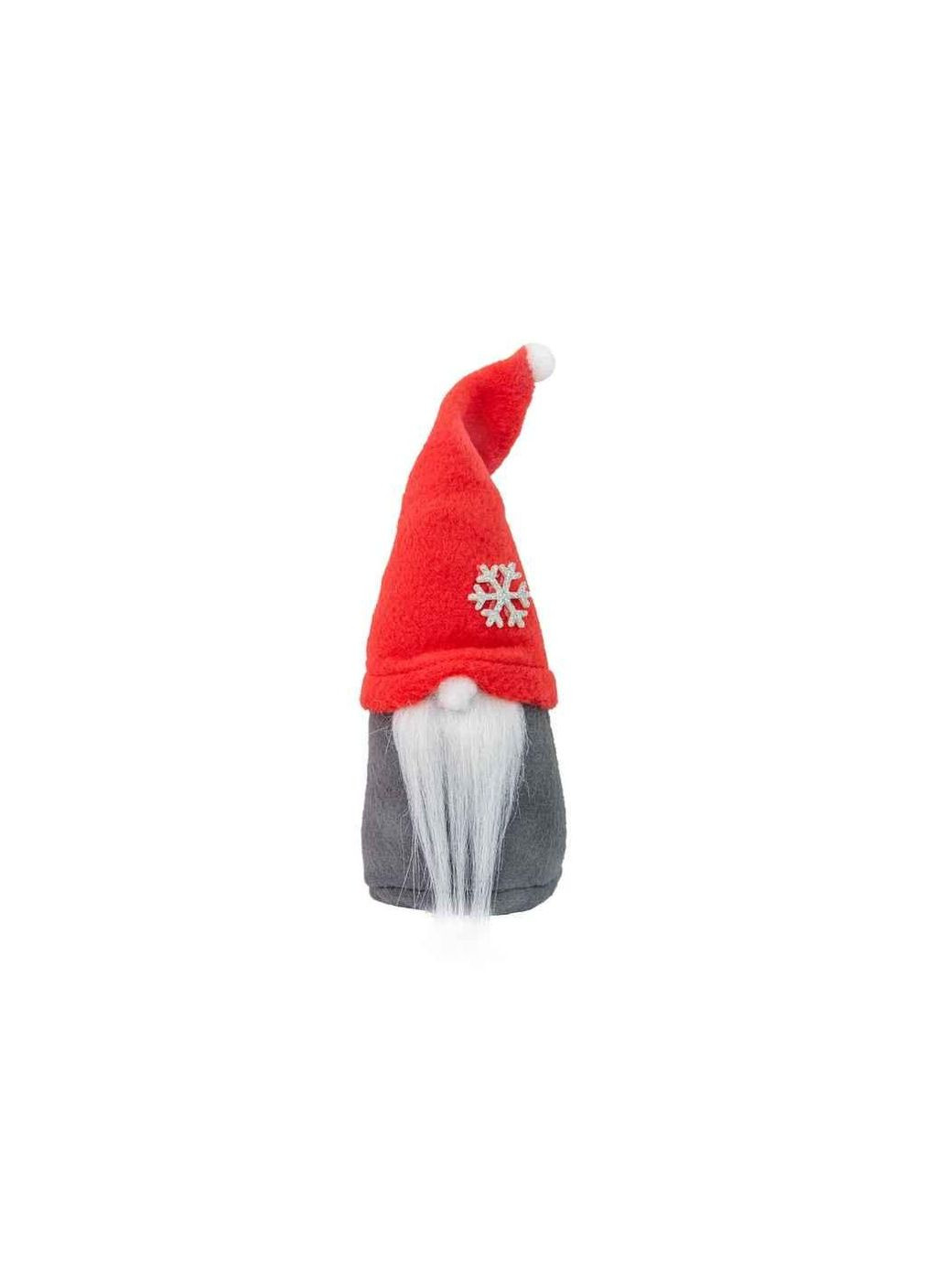 Фигура новогодняя 19*6,5см Гном маленький красный 60603 ТМ Strateg (367582633)