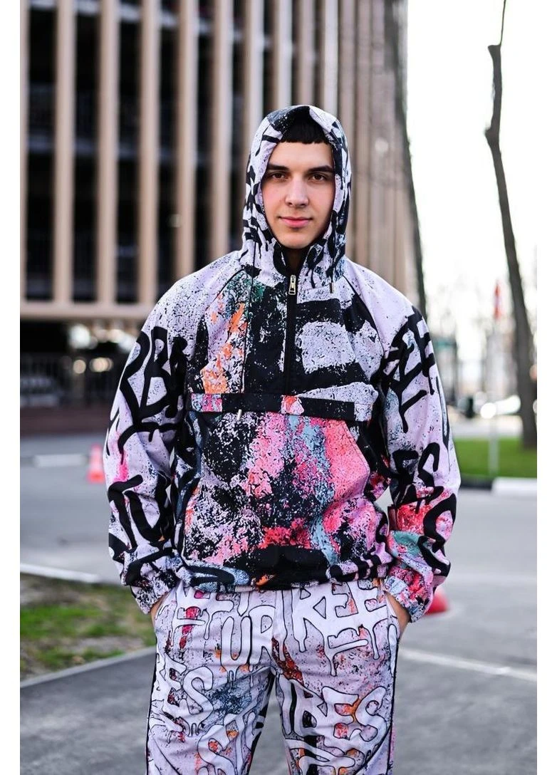 Чоловічий спортивний костюм модний стильний анорак джогери No Brand (392965874)